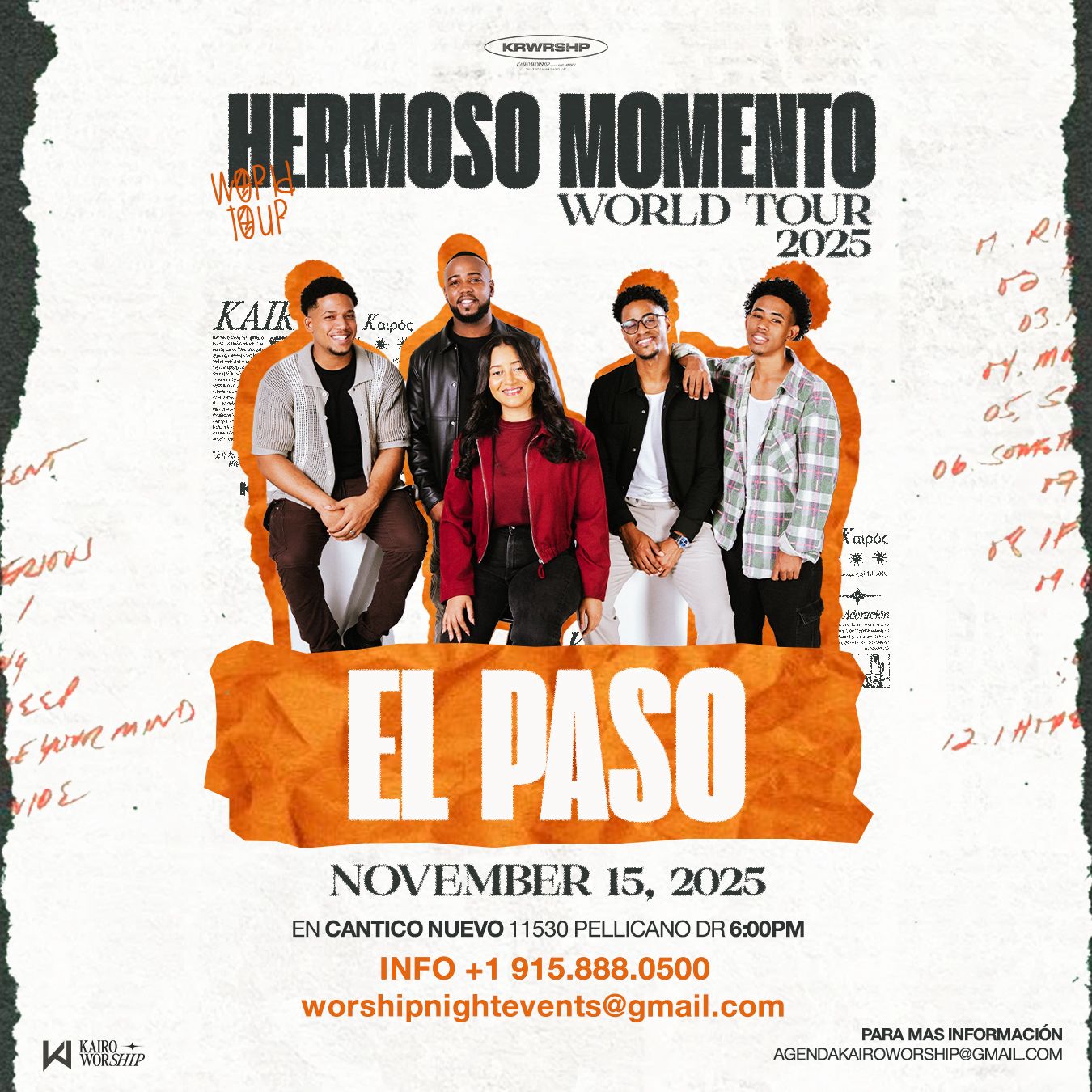 KAIRO WORSHIP USA TOUR 2025 - EL PASO TX